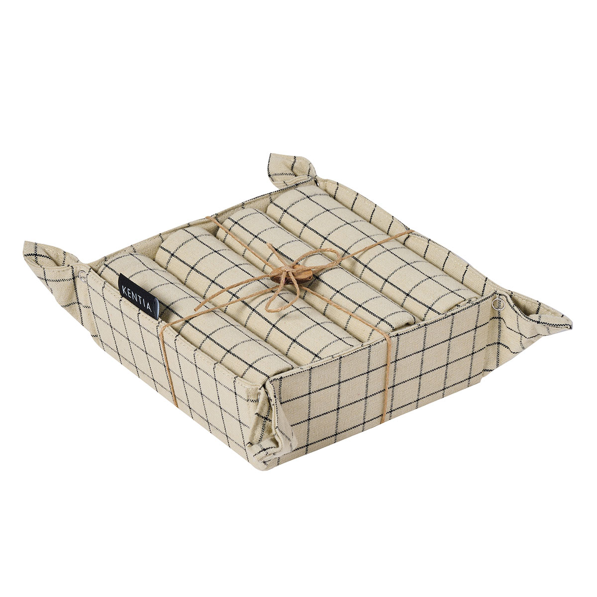 Σουπλά + Καλάθι Ψωμιού (Σετ 5Τμχ) Kentia Loft Plato 2501 Είδη Σερβιρίσματος Spitishop