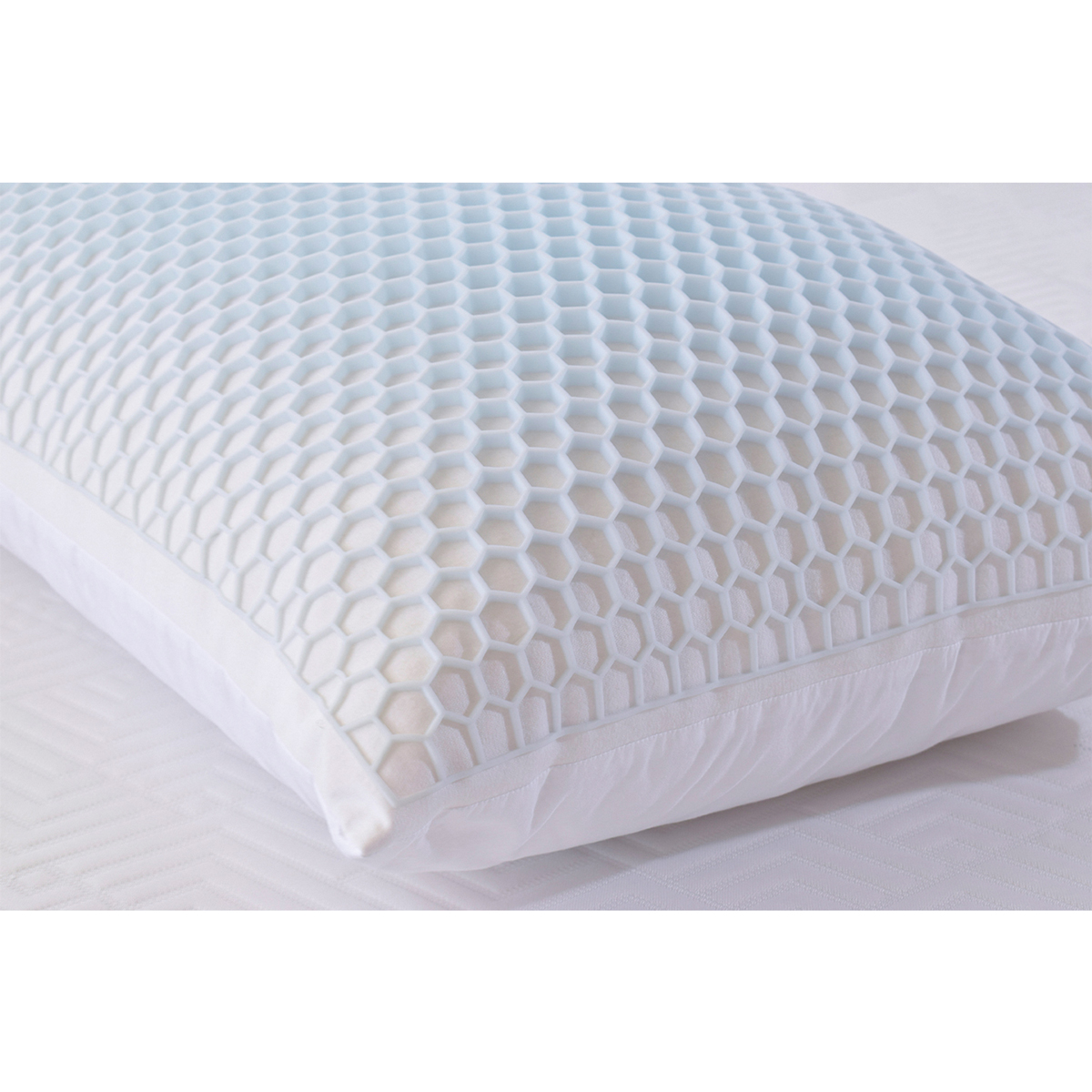 Μαξιλάρι Ύπνου Μαλακό Μέτριο (46X70) Palamaiki Honey Comb Λευκά Είδη Κρεβατοκάμαρας Μαξιλάρια Memory Foam Spitishop