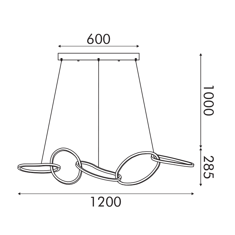 Φωτιστικό Οροφής Πολύφωτο Led 3 Cct Aca Ring Hm88Ledp5Gdcct Gold White Φωτιστικά Κρεμαστά Τραπεζαρίας Spitishop