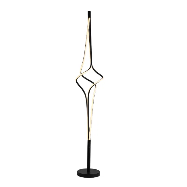 Φωτιστικό Δαπέδου LED 3 CCT Aca Shine HM607LEDFBKCCT Black/White