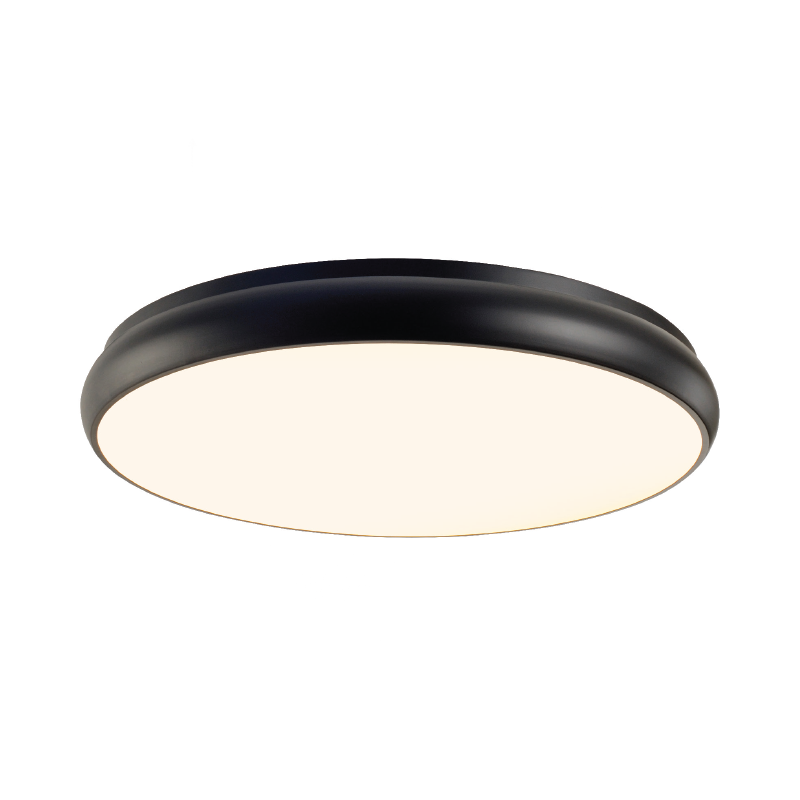 Φωτιστικό Πλαφονιέρα LED 3 CCT Aca Kallista HM27LEDC80BKCCT Matt Black/Sandblast