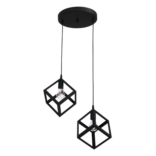 Φωτιστικό Οροφής Δίφωτο Heronia Kyvos 35-0103 Black Plastic