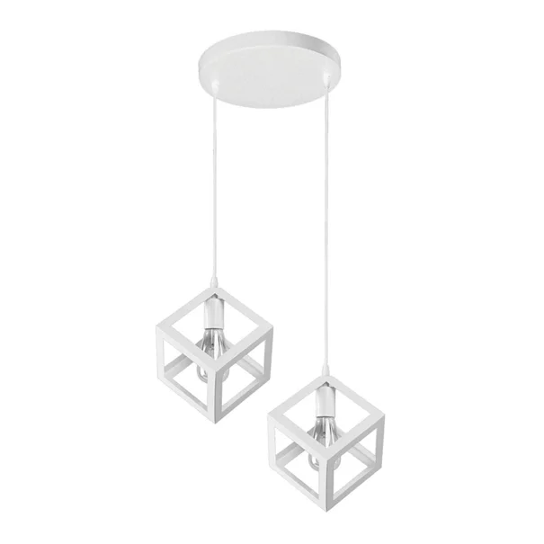Φωτιστικό Οροφής Δίφωτο Heronia Kyvos 35-0106 White