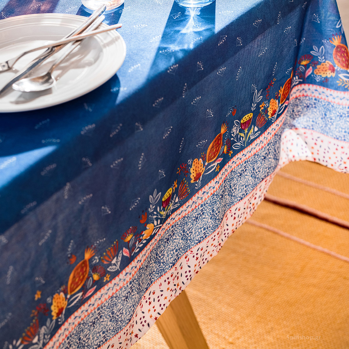 Τραπεζομάντηλο (145x220) Gofis Home Eris Blue Jean 540/09