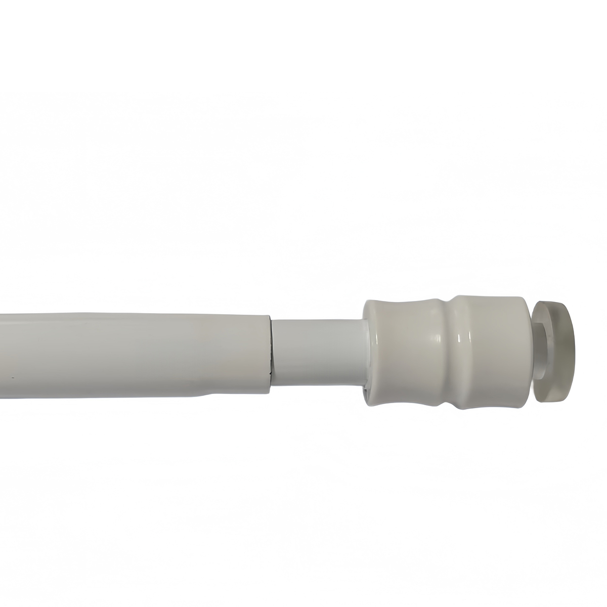 Κουρτινόξυλο Πίεσης Φ9mm Μονό 40-60cm Grace White 40602
