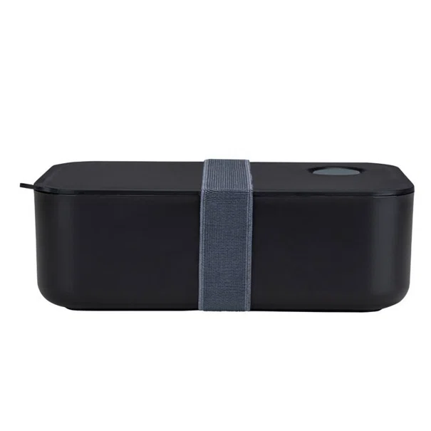 Φαγητοδοχείο Με Χωρίσματα 1lt (19x11.5x6.5) Homely Midnight Black 01-35266