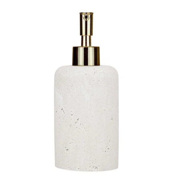 Dispenser Μπάνιου 350ml (Φ7.5x17) Estia Travertine 02-34054