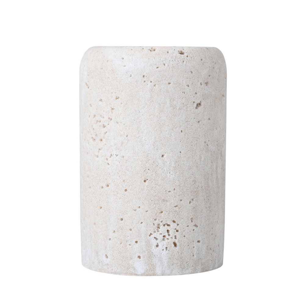 Ποτηροθήκη Μπάνιου (Φ7.7x11.5) Estia Travertine 02-34047
