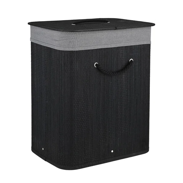 Καλάθι Απλύτων 60Lit (40x30x50) Estia Bamboo Essentials 02-34597