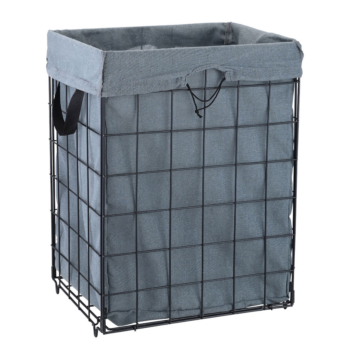 Καλάθι Απλύτων Αναδιπλούμενο (35x40x55) Estia Cage 01-30094