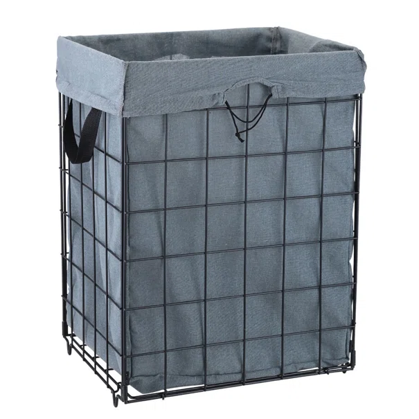 Καλάθι Απλύτων Αναδιπλούμενο (35x40x55) Estia Cage 01-30094