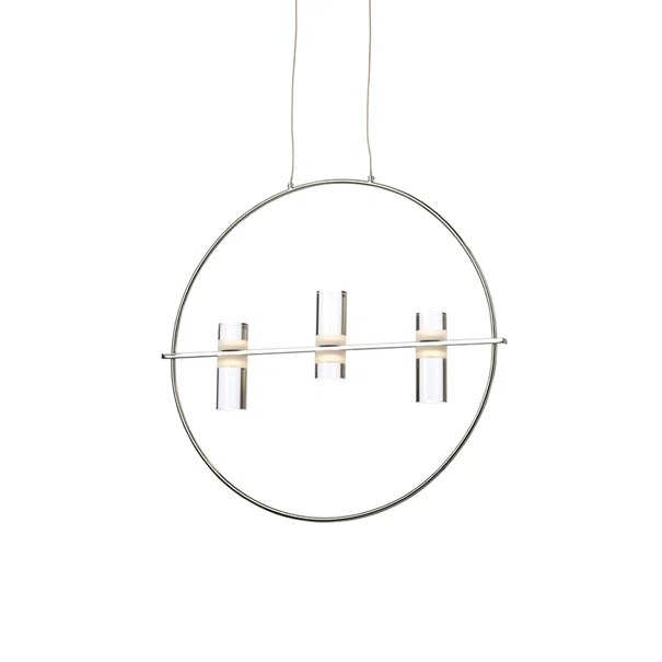 Φωτιστικό Οροφής LED Aca Ionian JNEP12LED53CH Chrome