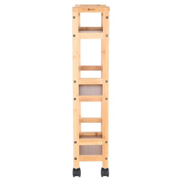Τρόλεϊ/Ραφιέρα 3 Θέσεων (36x15x74) Estia Bamboo Essentials 01-27575