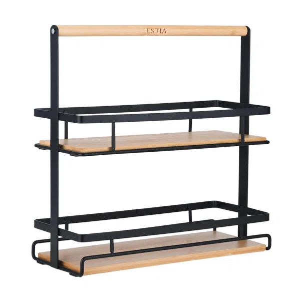 Ραφιέρα Οργάνωσης Κουζίνας (25.5x18x30.5) Estia Bamboo Essentials 01-30759