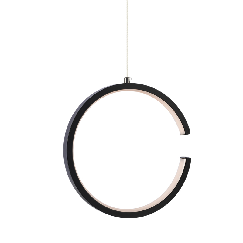 Φωτιστικό Οροφής LED Aca Euclid3 V28LEDP22BK Black