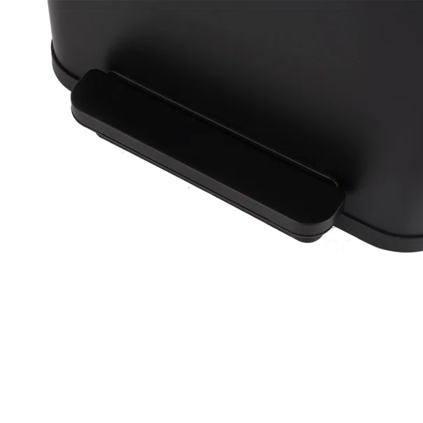 Κάδος Απορριμμάτων (37.5x45x57) Estia 50lt Flatop Black 01-31978