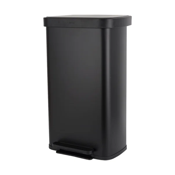 Κάδος Απορριμμάτων (37.5x45x74.5) Estia 70lt Flatop Black 01-31985