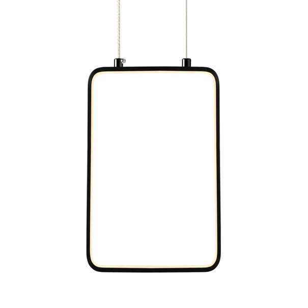 Φωτιστικό Οροφής Μονόφωτο LED Aca Symetria V30LEDP18BK Black
