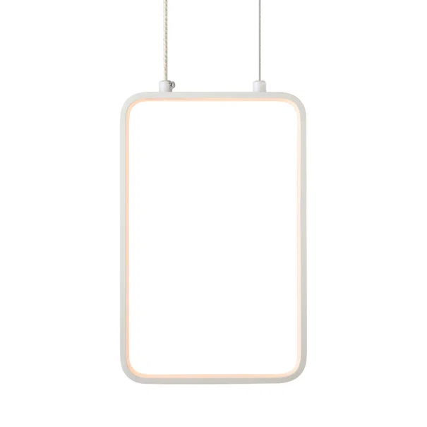 Φωτιστικό Οροφής Μονόφωτο LED Aca Symetria V30LEDP18WH White