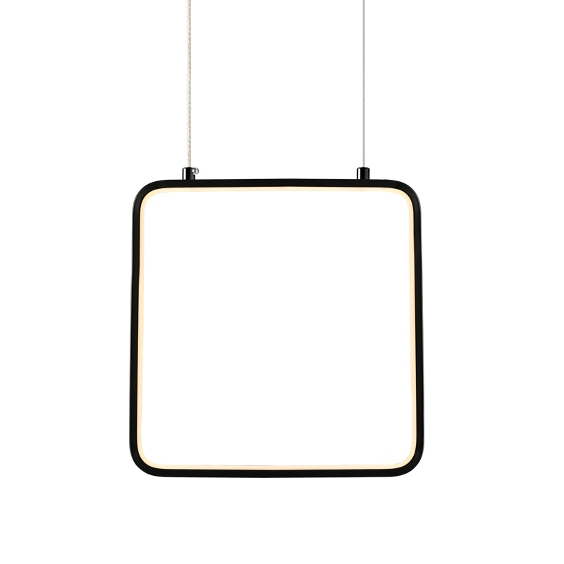 Φωτιστικό Οροφής Μονόφωτο LED Aca Symetria V30LEDP22BK Black