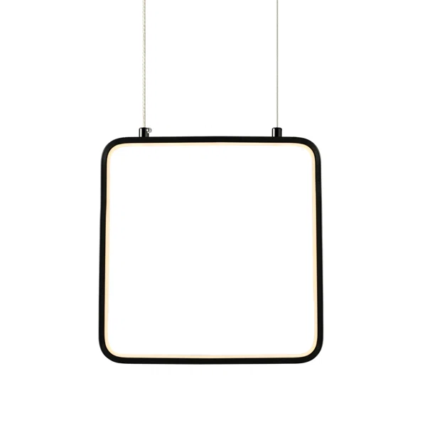Φωτιστικό Οροφής Μονόφωτο LED Aca Symetria V30LEDP22BK Black