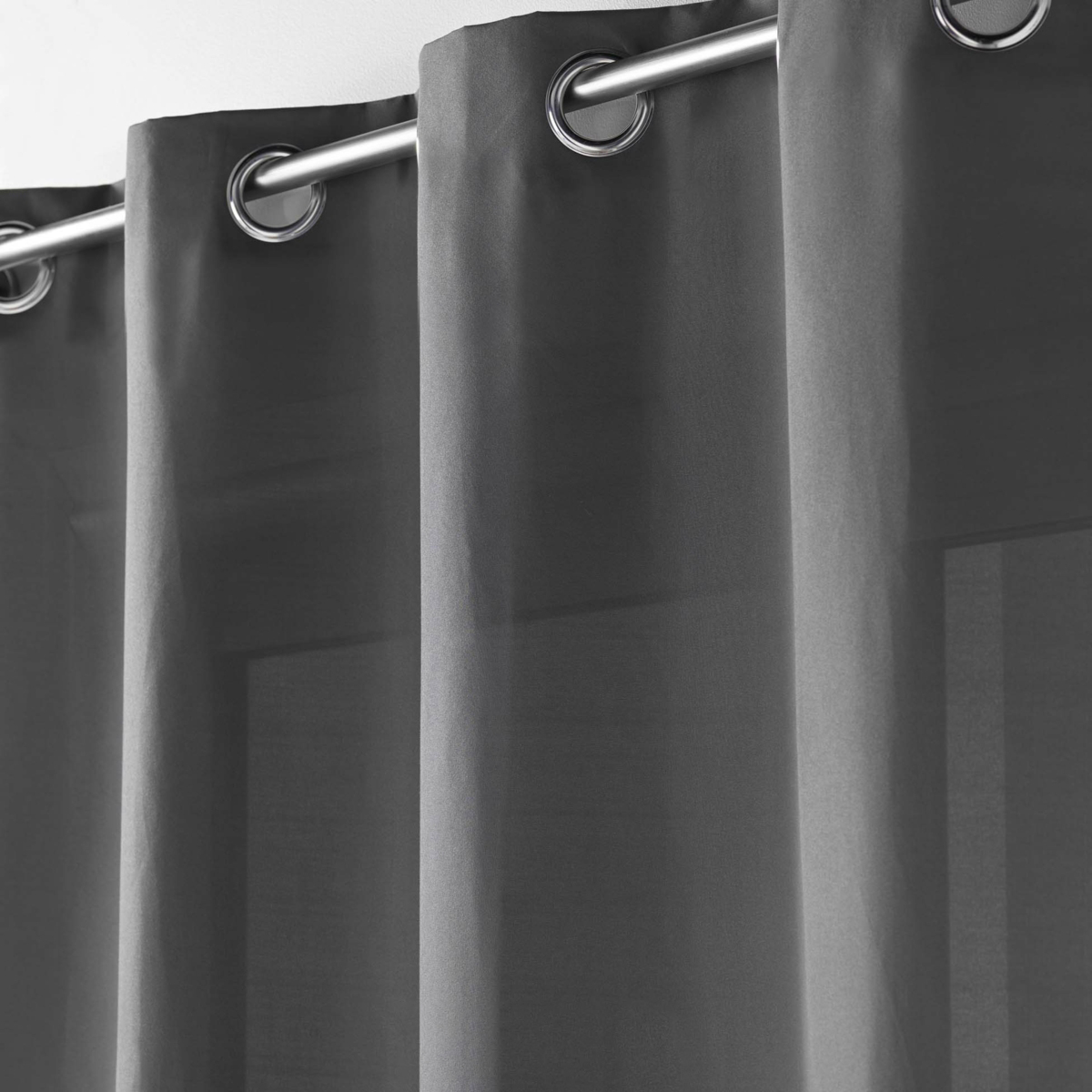 Κουρτίνα (140X260) με Τρουκς L-C Absolu Anthracite 1607233 Κουρτίνες Κρεβατοκάμαρας Spitishop