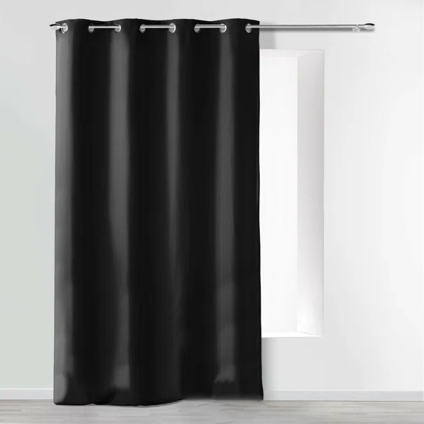 Κουρτίνα (140x260) Με Τρουκς L-C Absolu Noir 1607236