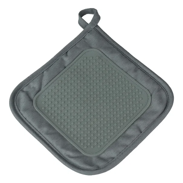 Πιάστρα Κουζίνας Σιλικόνης (19x19) L-C Cuistot Anthracite 1790109