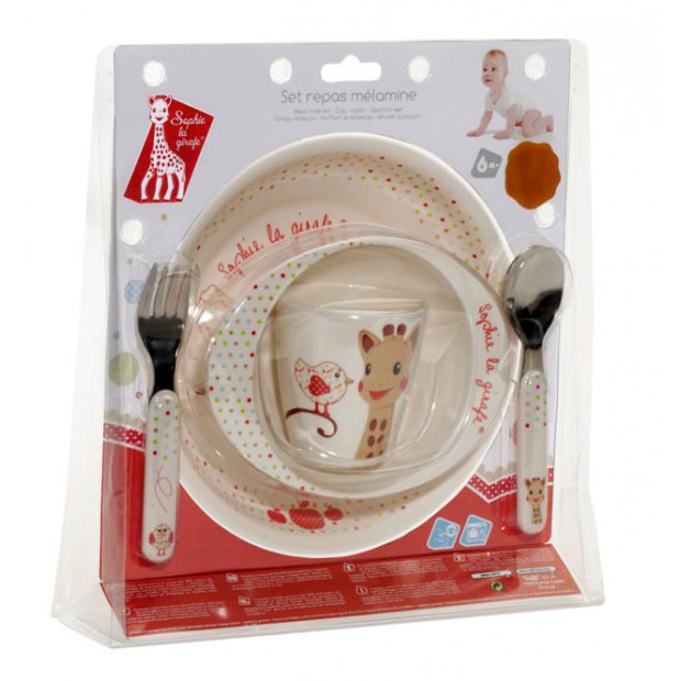 Παιδικό Σετ Φαγητού 5τμχ Sophie The Giraffe Kiwi 460006