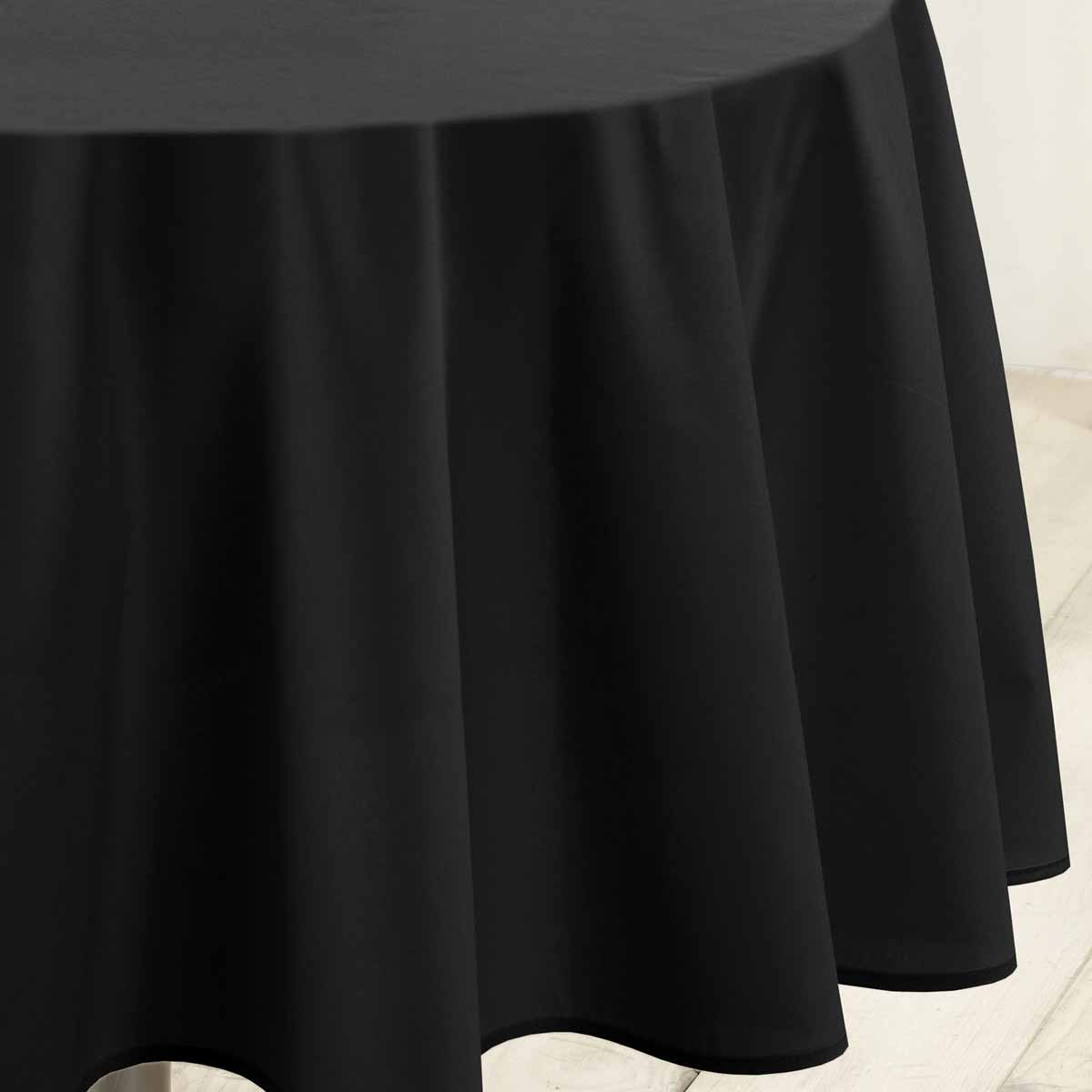 Αλέκιαστο Τραπεζομάντηλο Ροτόντα (Φ180) L-C Essentiel Noir 1720381 Λευκά Είδη Κουζίνας & Τραπεζαρίας Τραπεζομάντηλα Αλέκιαστα Πλαστικά Spitishop