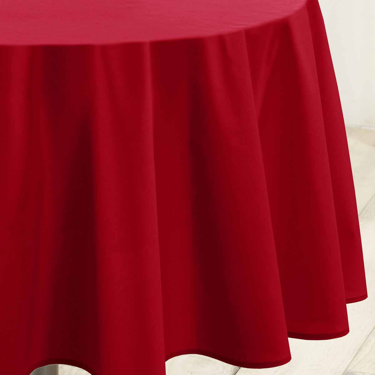 Αλέκιαστο Τραπεζομάντηλο Ροτόντα (Φ180) L-C Essentiel Rouge 1720 Λευκά Είδη Κουζίνας & Τραπεζαρίας Τραπεζομάντηλα Αλέκιαστα Πλαστικά Spitishop