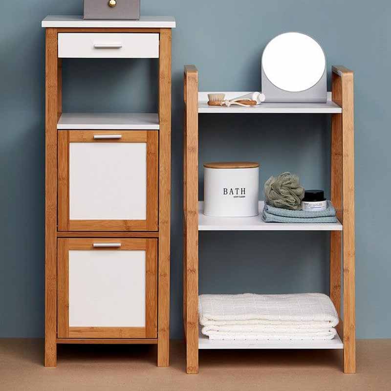 Κουτί Αποθήκευσης (14 5X10 5X13 5) Wenko Gara White 23699100 Οργάνωση & Αποθήκευση Μπάνιου Spitishop