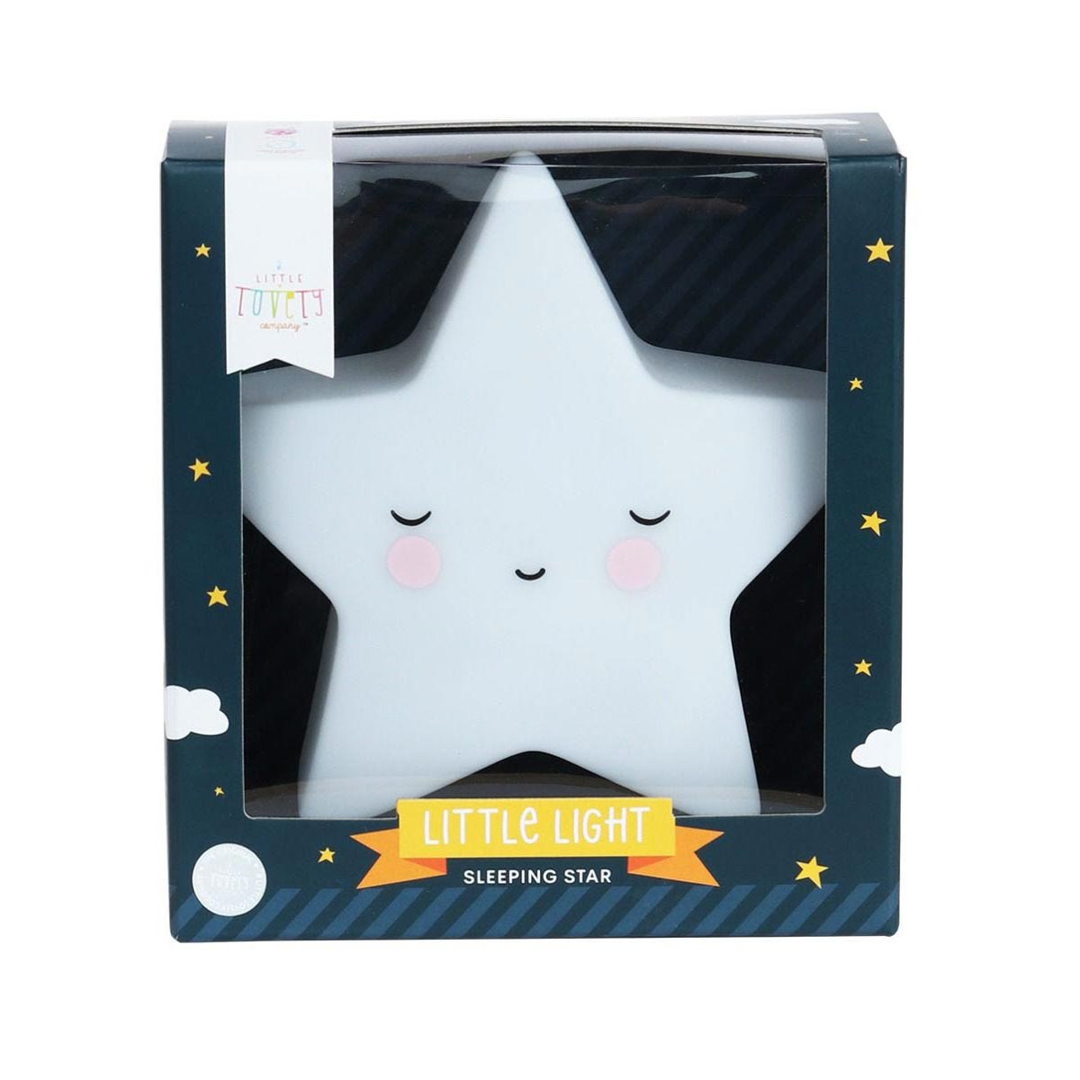 Παιδικό Φωτάκι Νυκτός Α Little Lovely Company Sleeping Star Llsswh71 Φωτιστικά Παιδικά για Κορίτσια Spitishop