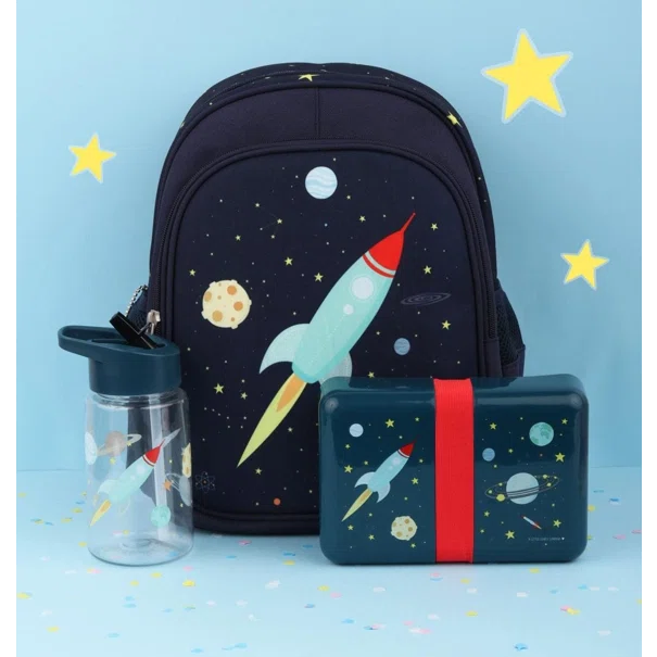 Παγούρι 450ml Με Καλαμάκι Α Little Lovely Company Space DBSPBU08