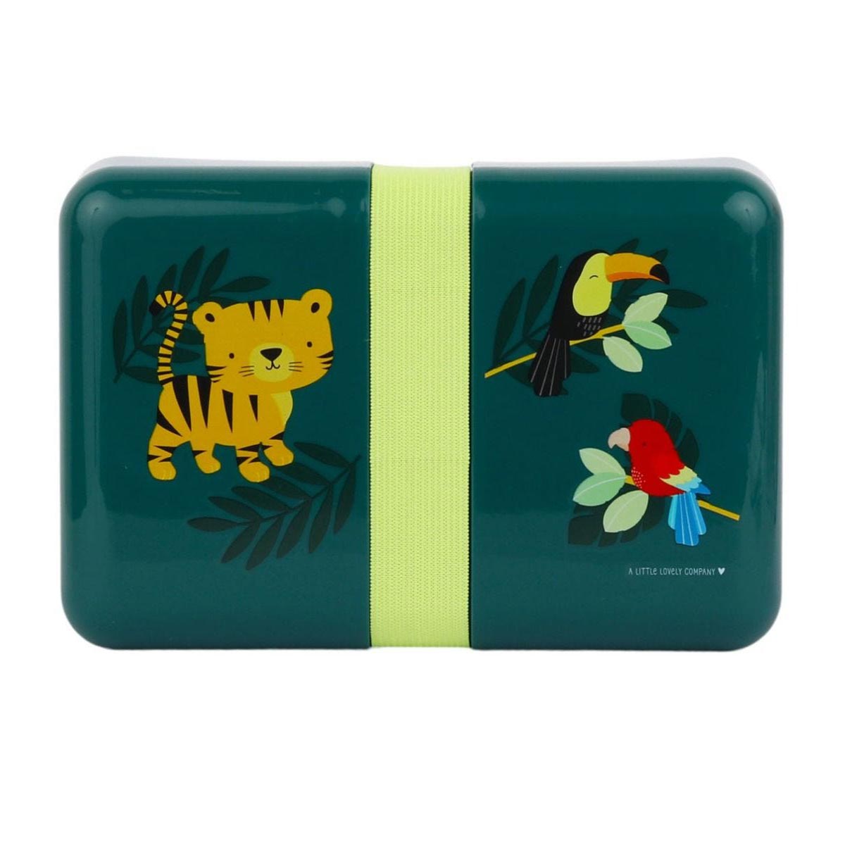 Φαγητοδοχείο 850ml (18x12x6) Α Little Lovely Company Jungle Tiger SBJTGR14