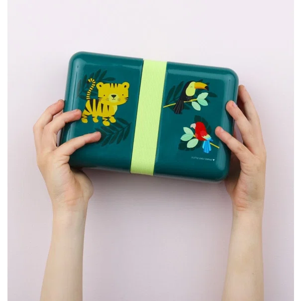 Φαγητοδοχείο 850ml (18x12x6) Α Little Lovely Company Jungle Tiger SBJTGR14