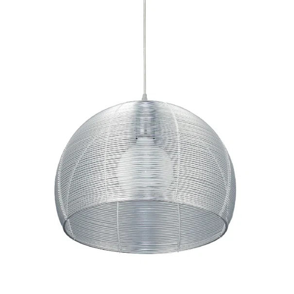 Φωτιστικό Οροφής Μονόφωτο Aca Zinc V28507IP40 Nickel