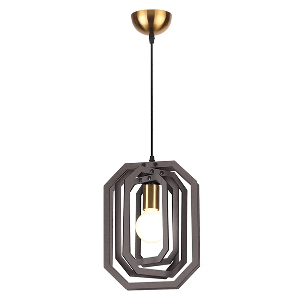 Φωτιστικό Οροφής Μονόφωτο Aca Triton ZM391P24WDL D.Brown