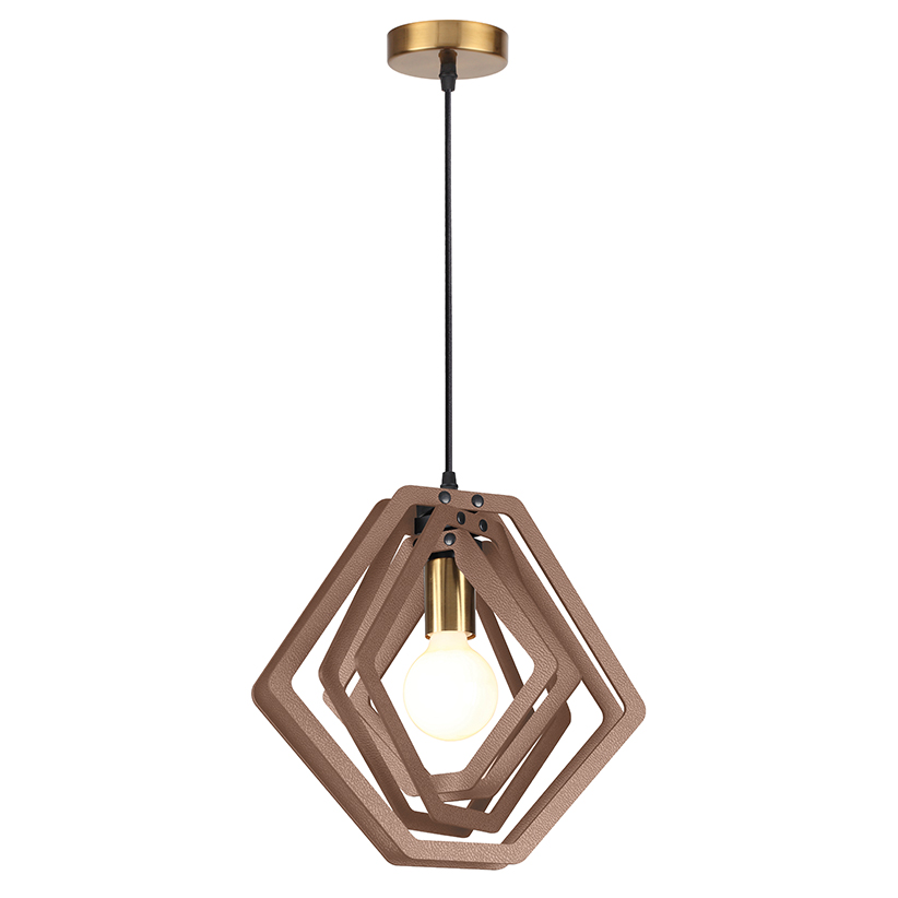 Φωτιστικό Οροφής Μονόφωτο Aca Triton ZM391P34WLL Camel