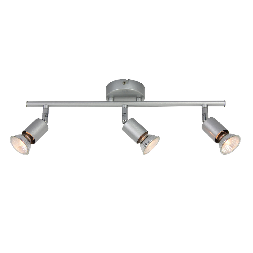 Σποτ Τρίφωτο Aca Trinity MC634SL3 Silver