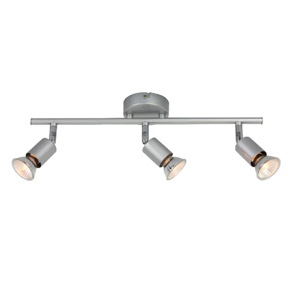 Σποτ Τρίφωτο Aca Trinity MC634SL3 Silver