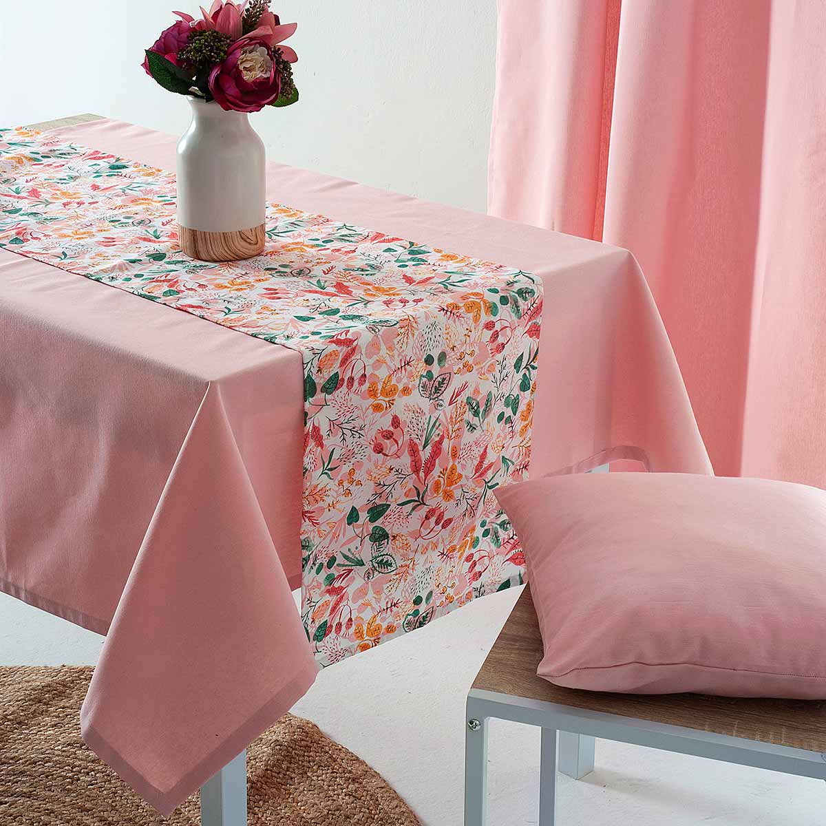 Τραπεζομάντηλο (135x240) Ravelia Loneta Fiume 302 Pink