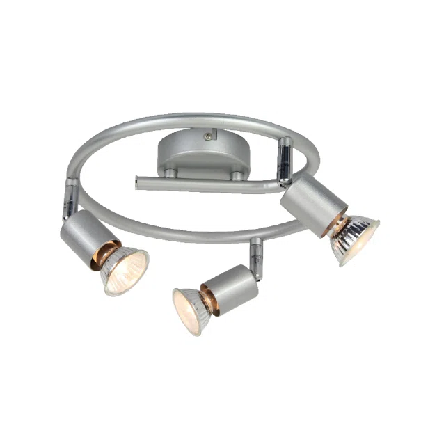 Σποτ Τρίφωτο Aca Trinity MC634SL3G Silver