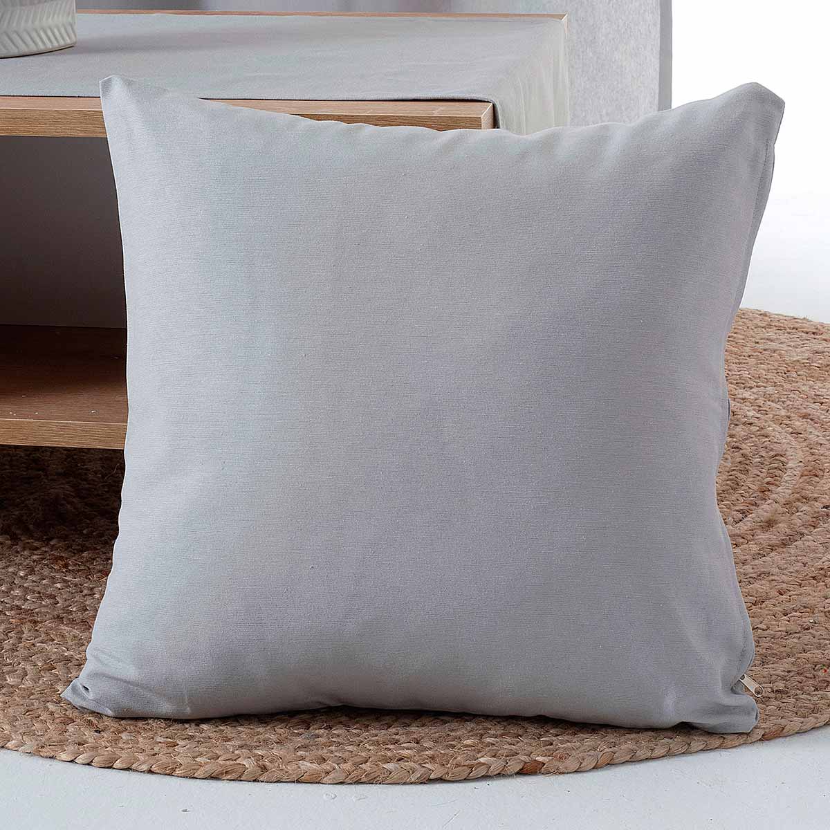 Διακοσμητική Μαξιλαροθήκη (45x45) Ravelia Loneta Fiume 802 Grey