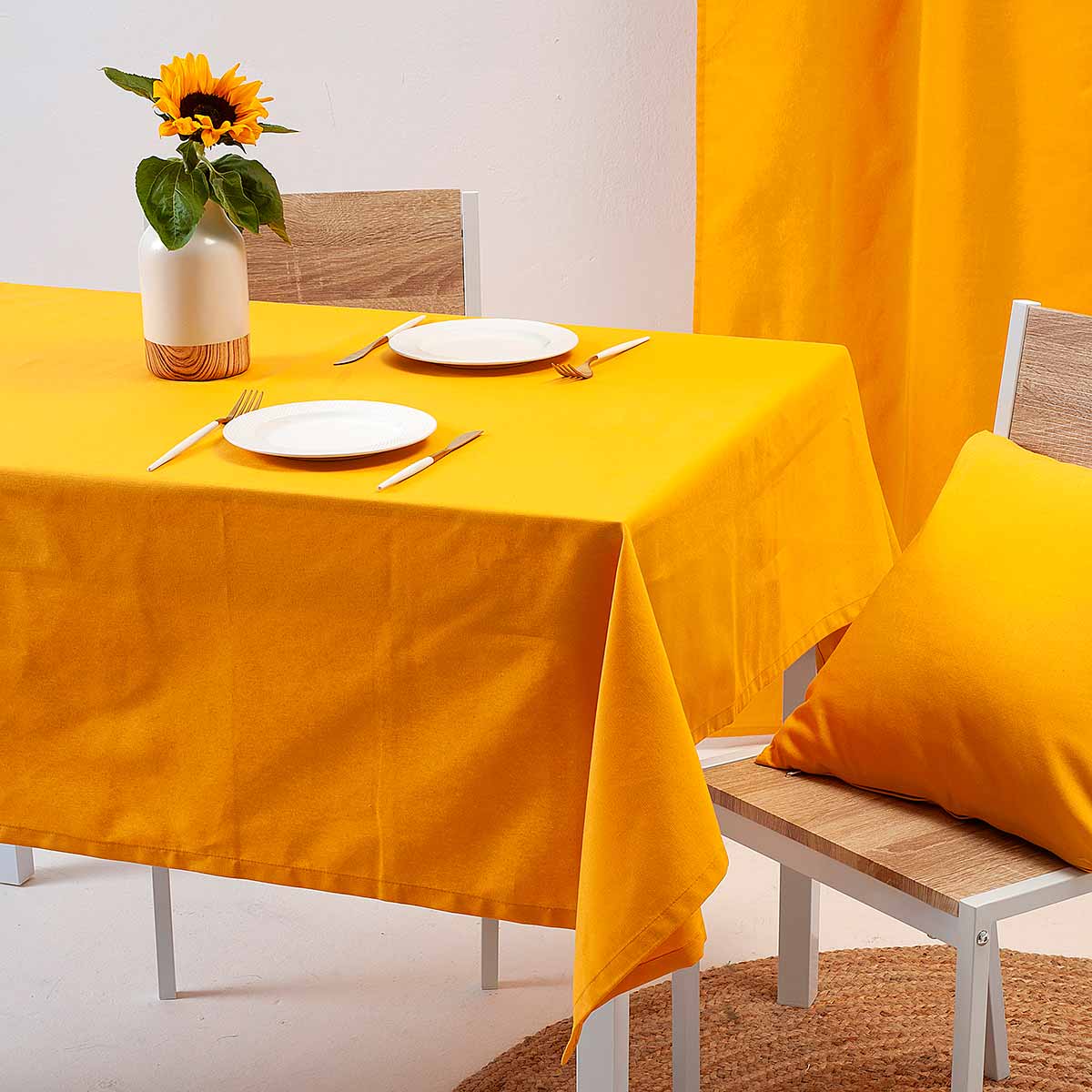 Τραπεζομάντηλο (135x180) Ravelia Loneta Fiume 207 Mustard