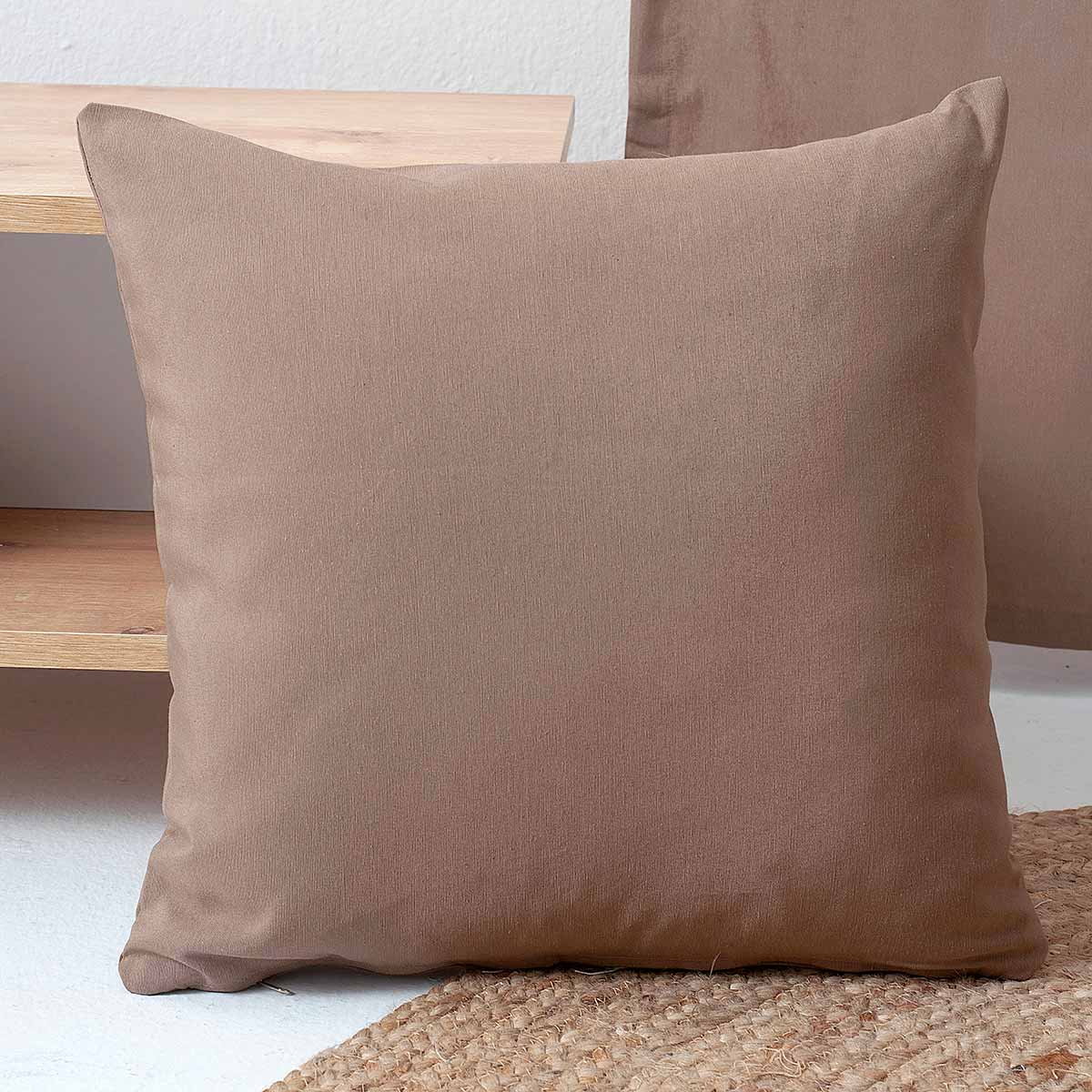 Διακοσμητική Μαξιλαροθήκη (45x45) Ravelia Loneta Fiume 105 Choco