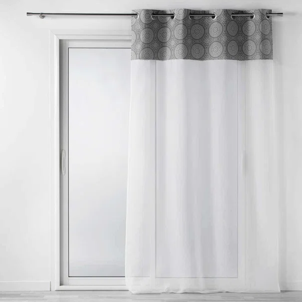 Κουρτίνα (140x240) Με Τρουκς L-C Sibel Gris 1626751