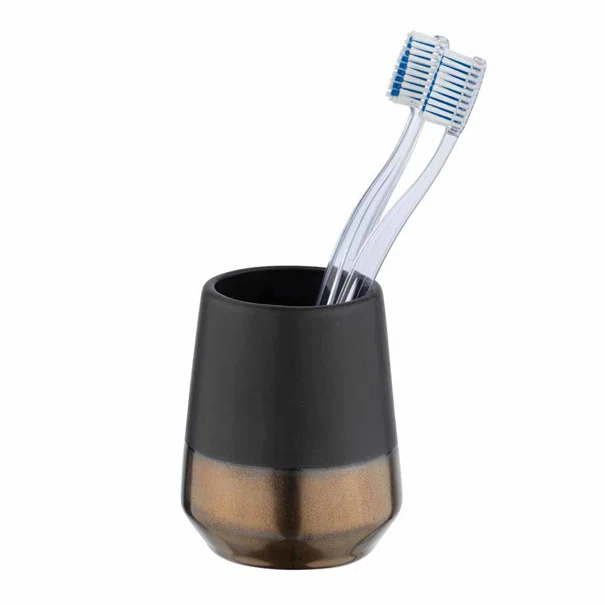 Ποτηροθήκη Μπάνιου Wenko Brandol Black 24361100