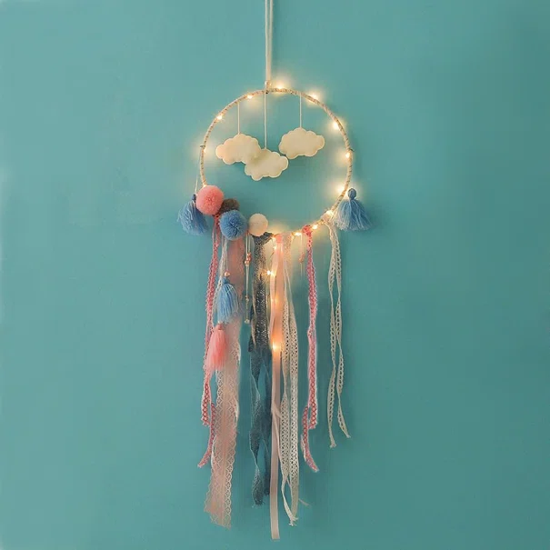 Διακοσμητικό Τοίχου Με Led Aca Holma F07101629 Dream Catcher