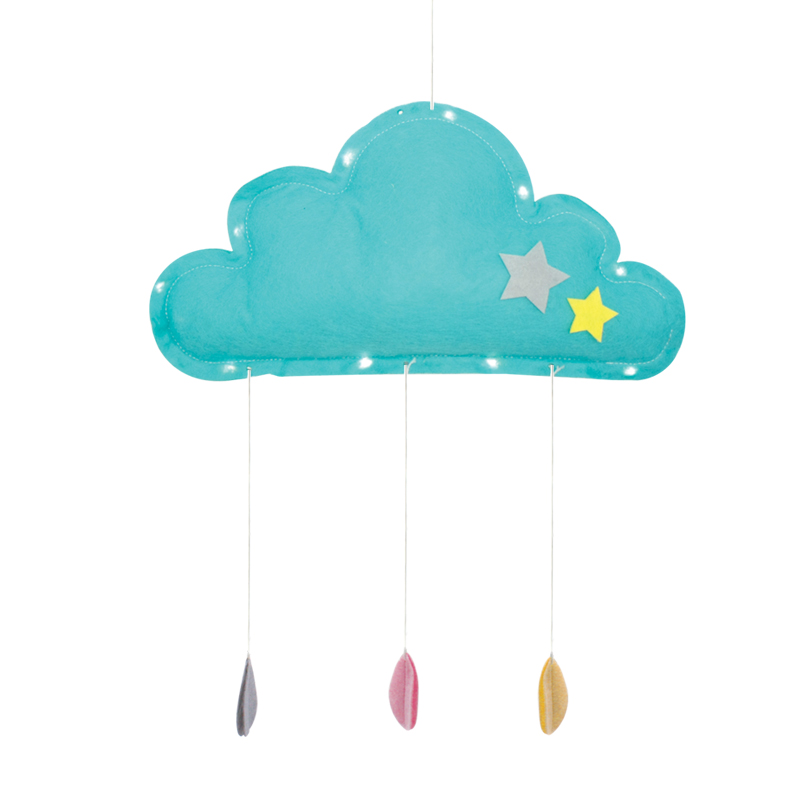 Διακοσμητικό Τοίχου Με Led Aca Holma F07101630 Cloud